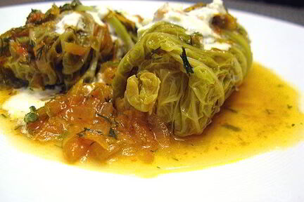 Голубцы с морепродуктами