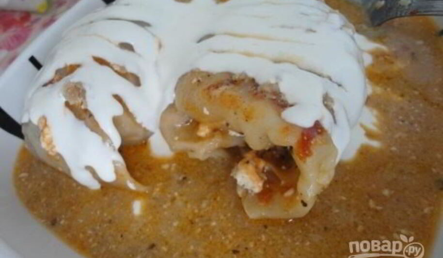 Рецепт голубцов в соусе