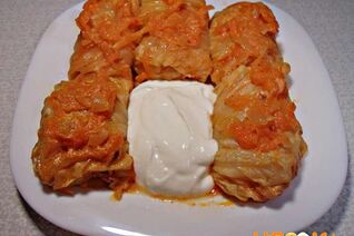 Куриные голубцы