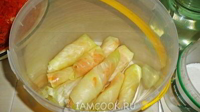 квашеные голубцы с морковью