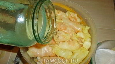 квашеные голубцы с морковью