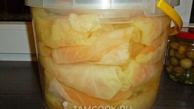 квашеные голубцы с морковью