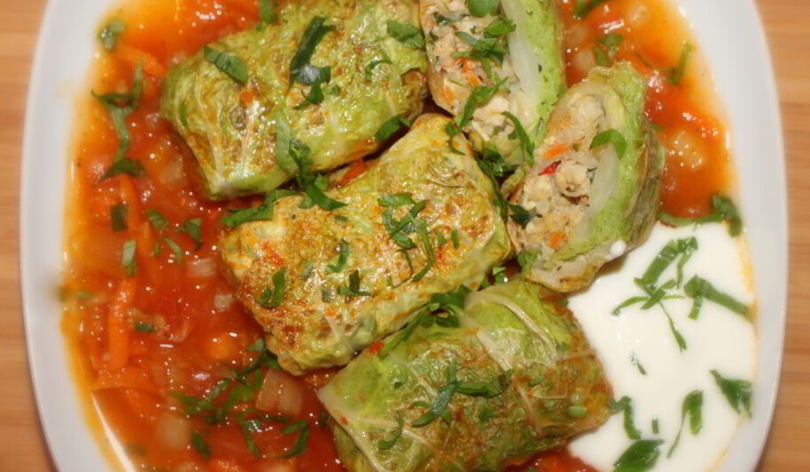 Рецепт мини-голубцов из пекинской капусты