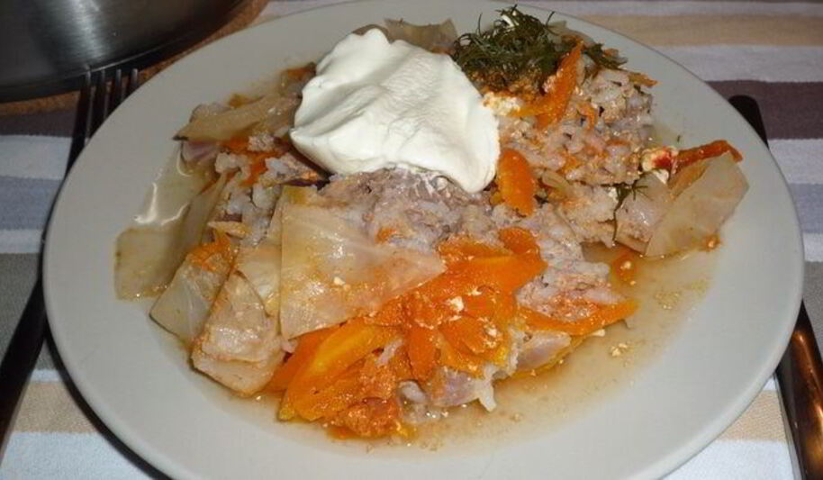 Рецепт по-настоящему ленивые голубцы