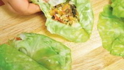 постные голубцы с грибами