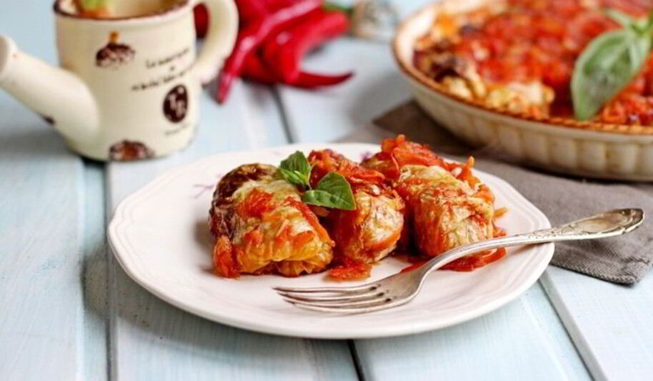 Рецепт постных голубцов с рисом и грибами