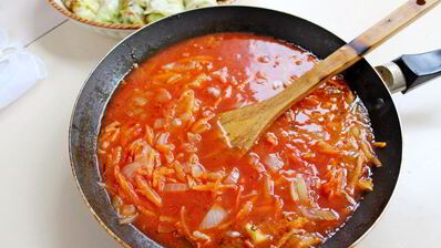 постные голубцы с рисом и грибами