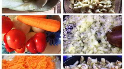 постные овощные голубцы