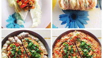 постные овощные голубцы