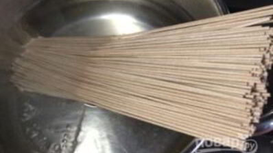 гречневая лапша с морепродуктами