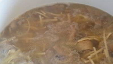 грибная лапша