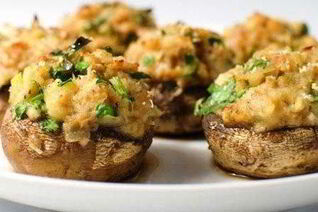 Фаршированные грибы