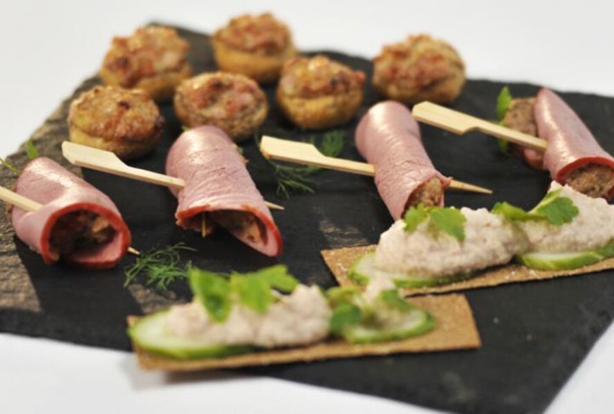 Фаршированные шампиньоны