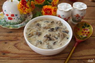 Грибы под соусом