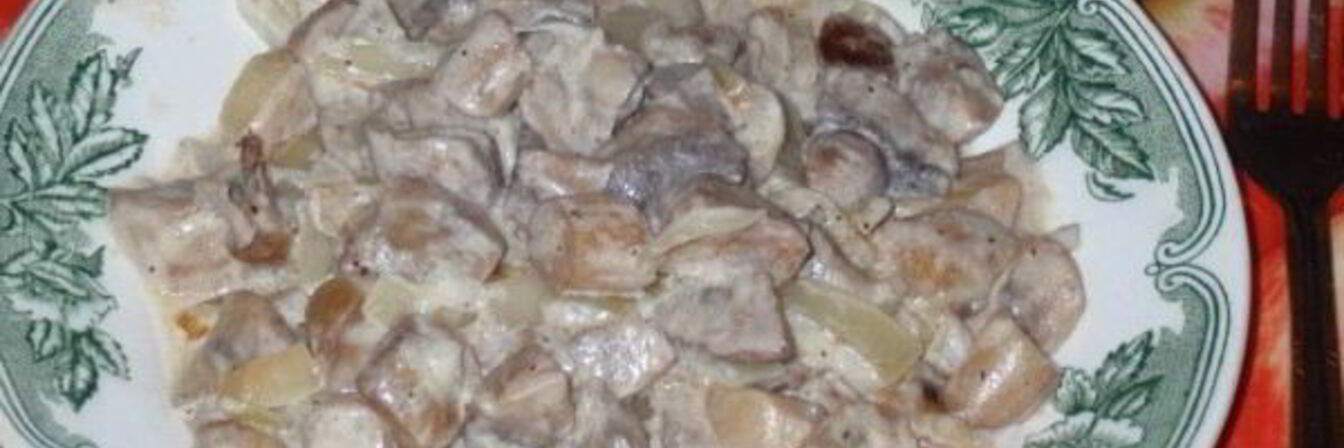 Грибы с майонезом