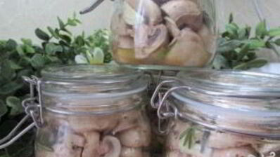 грибы с розмарином