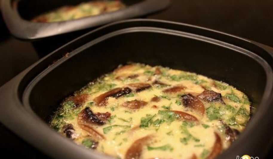 Рецепт грибов в сливочной заливке