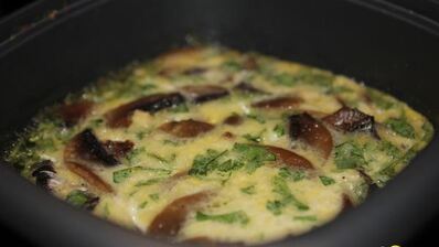 грибы в сливочной заливке