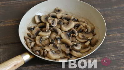 грибы в сливочном соусе