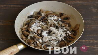 грибы в сливочном соусе