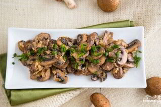 Грибы, жареные с майонезом