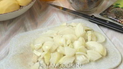 лисички с картошкой в духовке