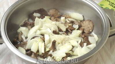 лисички с картошкой в духовке