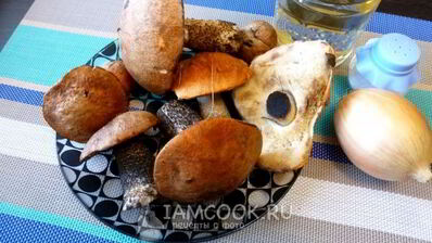 подберезовики жареные