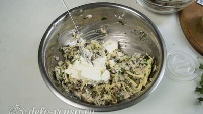 шампиньоны с креветками