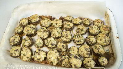 шампиньоны с креветками