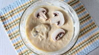 шампиньоны в кляре