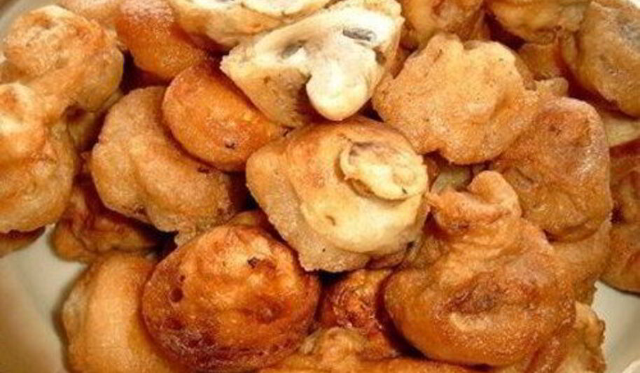 Рецепт шампиньонов, зажаренных в тесте