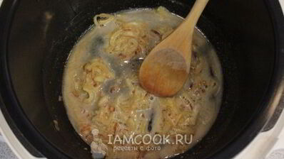 тушеные грибы в мультиварке