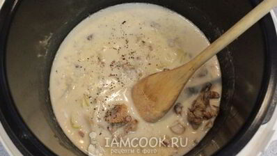 тушеные грибы в мультиварке