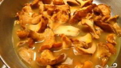 тушеные лисички