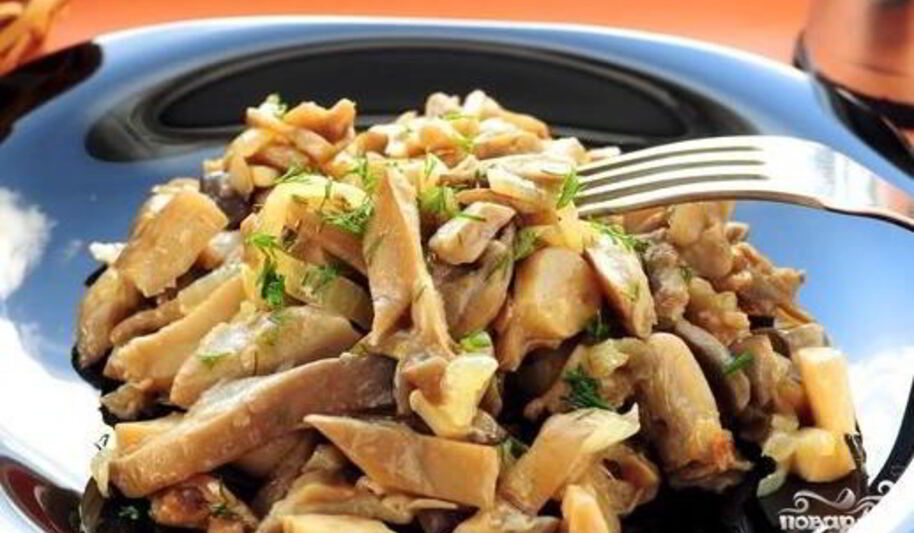 Рецепт жареных грибов в мультиварке