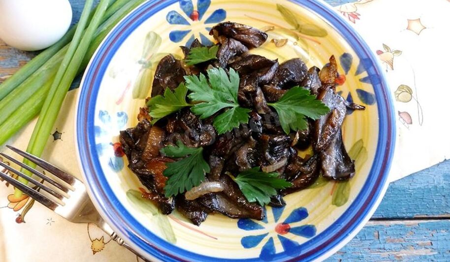 Рецепт жареных подберезовиков