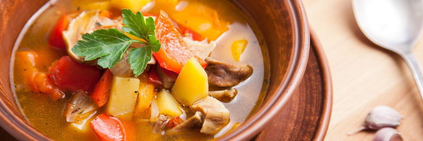 Грибной суп-гуляш