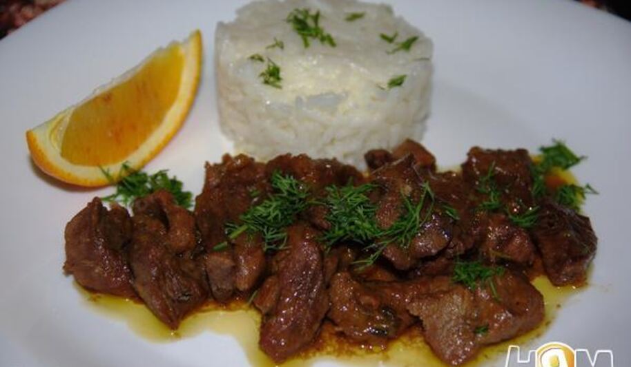 Рецепт гуляша из барашка под апельсиновым соусом