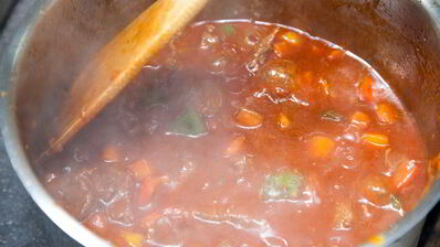 гуляш из говядины со сладким перцем