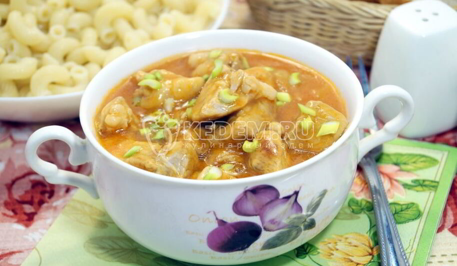 Рецепт гуляша из свинины