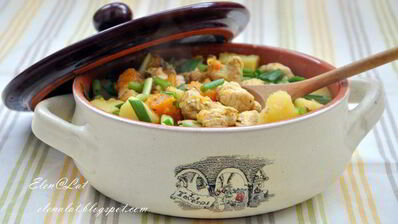 гуляш с тыквой и индейкой