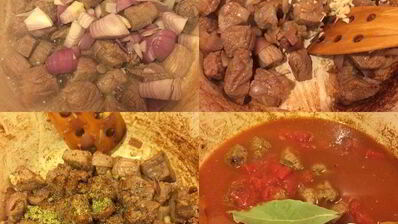 нежный гуляш из телятины