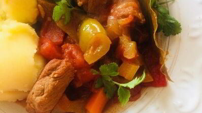 нежный гуляш из телятины