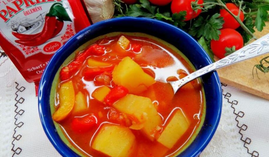 Рецепт супа-гуляша постного