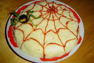 Картофельное пюре Паучки