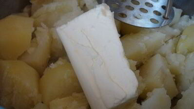 картофельное пюре с чесноком