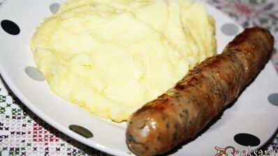 картофельное пюре с плавленым сыром и топленым сливочным маслом невесомость