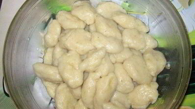 картофельные клецки с мясом