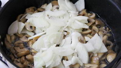 картофельные ньокки с грибами